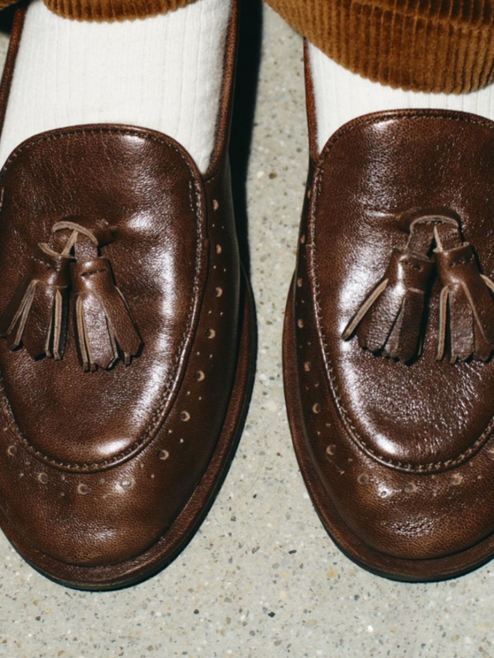 New w tag fall Zara brown loafer with tassel 41 10 womens - Picture 5 of 5